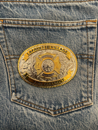 Lafayette Village Fire Belt Buckle