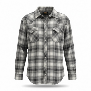 Vintage Men’s Sandy River Jeans Company Snap Up Shirt Size Large