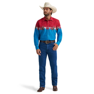 Wrangler Checotah Dress Western Long Sleeve Shirt
