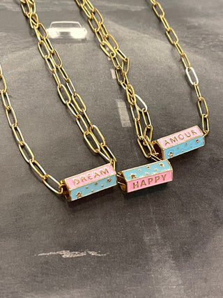 Dream Happy Amour Charm Necklace