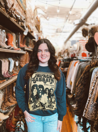 Black Sabbath 1978 Tour Sweatshirt Sz M