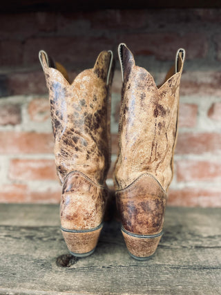Vintage Justin Cowboy Boots W Sz 9