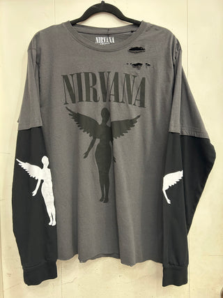 Chop Shop Nirvana Long Sleeve  T-Shirt