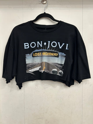 Chop Shop Bon Jovi Cropped T-Shirt