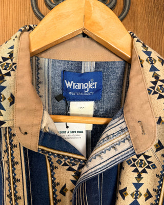 Vintage Men's Wrangler Snap Up - Large