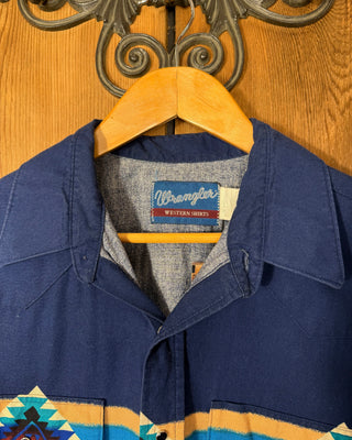 Vintage Men's Wrangler Snap Up - X-Large