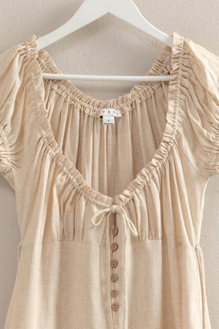 River Days Linen Mini Dress