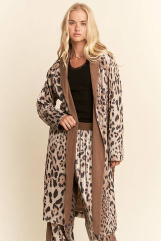 Caviar Dreams Leopard Sequins Duster