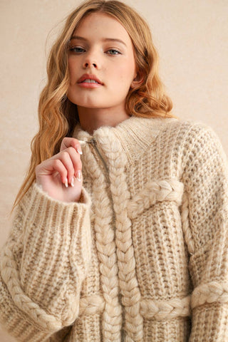 Shasta Zip Up Sweater