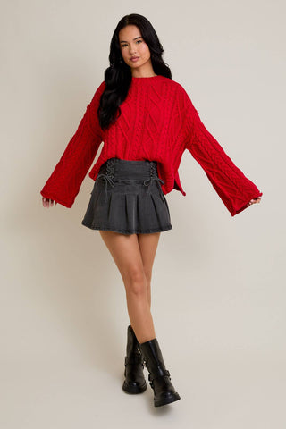 Lainey Cable Knit Sweater