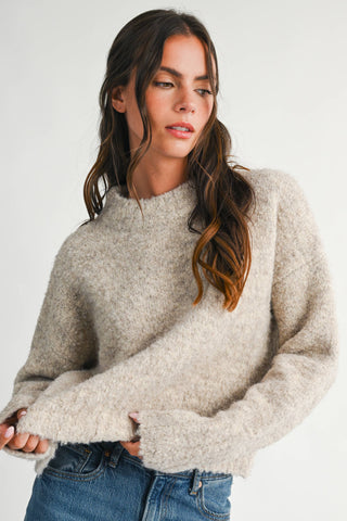 November Rain Mock Neck Sweater