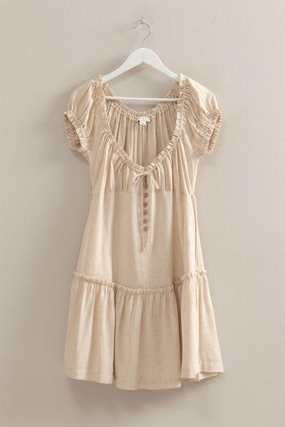River Days Linen Mini Dress