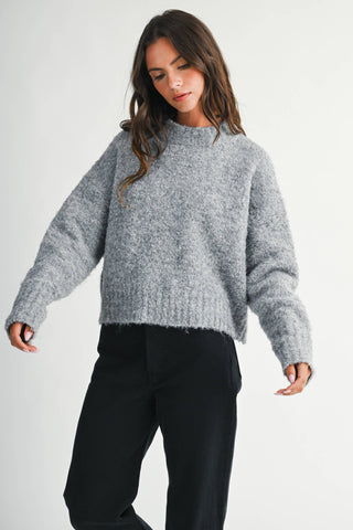 November Rain Mock Neck Sweater