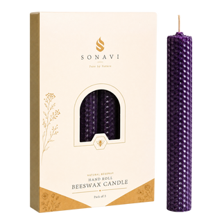 Purple Candle Stick 8”