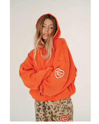 HLM Sorry Mom Hoodie Vintage Red