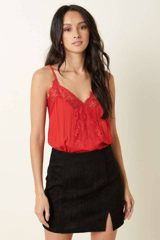 Midnight Muse Lace Tank Top