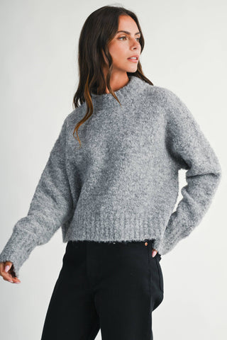 November Rain Mock Neck Sweater