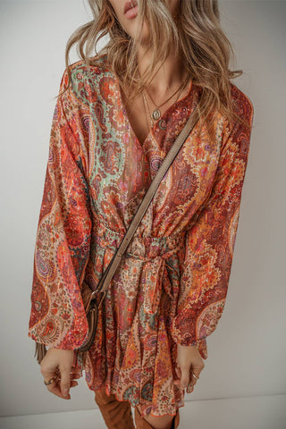 With The Wind Mini Dress