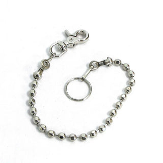 Jesse 12" Silver Ball Chain with Claw Hook