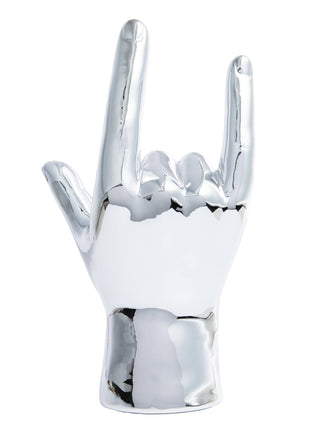 Silver I Love You hand Decor