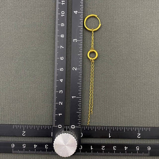 Born To Run Two Tone Earrings