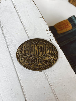 Frontier Hotel Belt Buckle