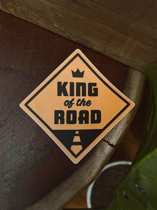 King of the Road Sticker