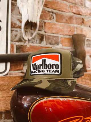 Marlboro Racing Team Patch Trucker Hat