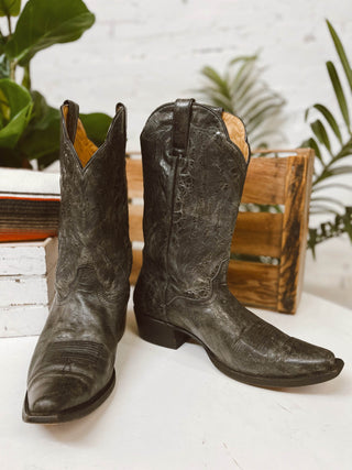 Vintage J.B Dillon Cowboy Boots M Sz 11 wide