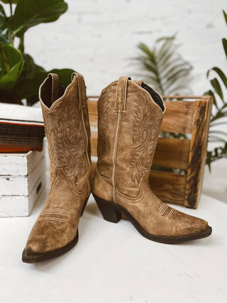Vintage Rockin Country Cowboy Boots W Sz 8.5