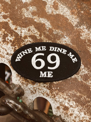 Wine Me Dine Me Patch