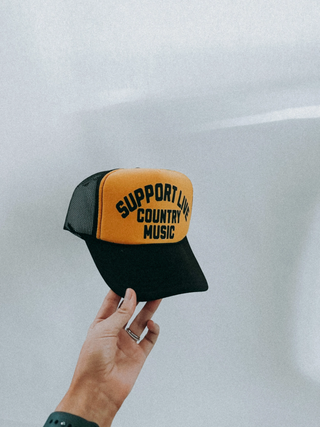 Support Live Country Music Trucker Hat