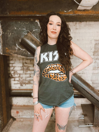 Chop Shop Kiss Muscle Tank