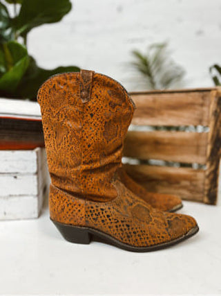Vintage Cowboy Boots W Sz 8.5