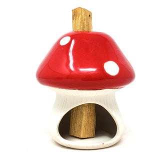 Ceramic Mushroom Palo Santo and Candle Holder