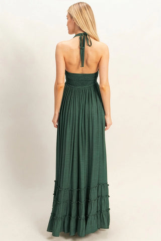 Sunday Halter Maxi Dress