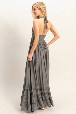 Sunday Halter Maxi Dress