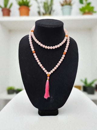 Rose Quartz Meditation Mala