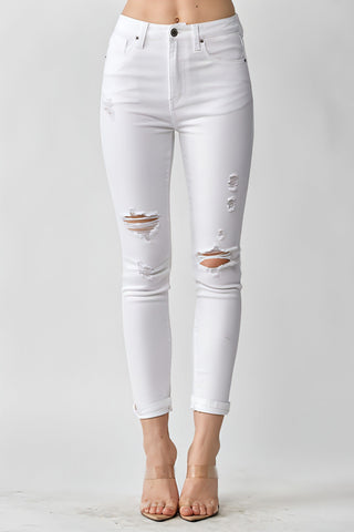 Parker Distressed Skinny Jeans