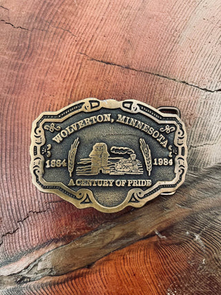 Wolverton Minnesota Belt Buckle