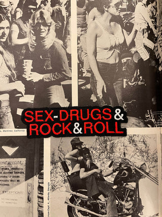 Sex, Drugs & Rock & Roll Patch