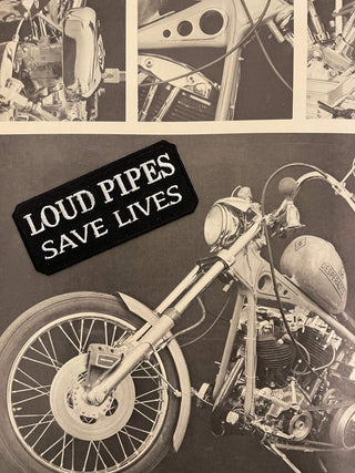 Loud Pipes Saves Lives Patch