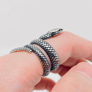 Snake Stainless Steel Ring