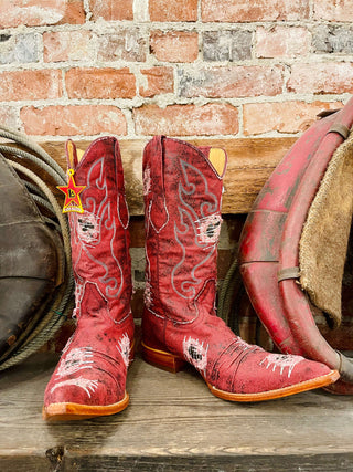 Los Altos Cowboy Boots M Sz 10
