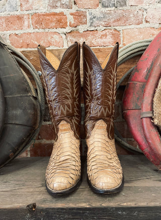 Nocona Python Cowboy Boots W Sz 8.5