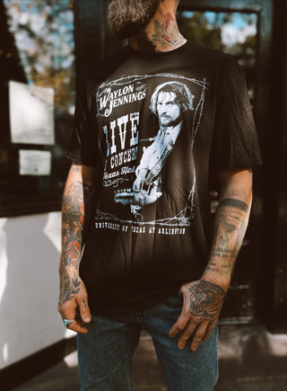 Waylon Jennings Live in Concert Tee