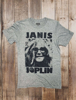 Janis Joplin Graphite Tee