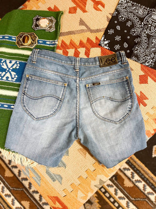 Vintage Lee Denim Shorts Sz 29”
