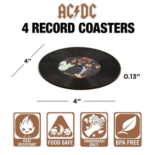 AC/DC Record Coaster Set