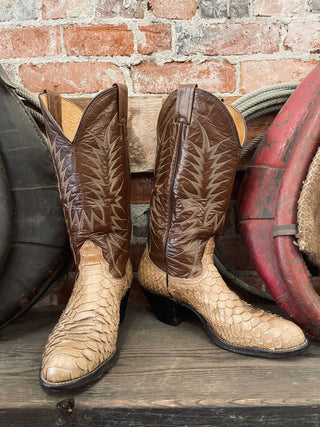 Nocona Python Cowboy Boots W Sz 8.5